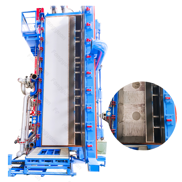 Expanded polystyrene block making machine with Adjustable