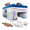 Expanded thermoplastic polyurethane E-TPU foam crocs toy making machine