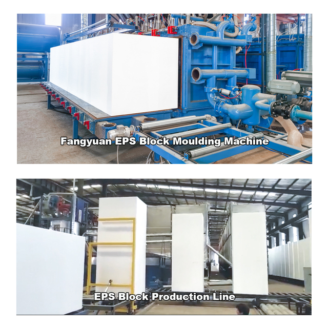 EPS polystyrene production line for styrofoam board moulding machine