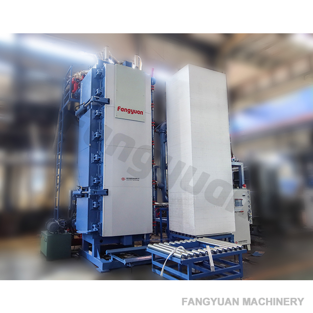 Polystyrene block moulding machine with high efficient